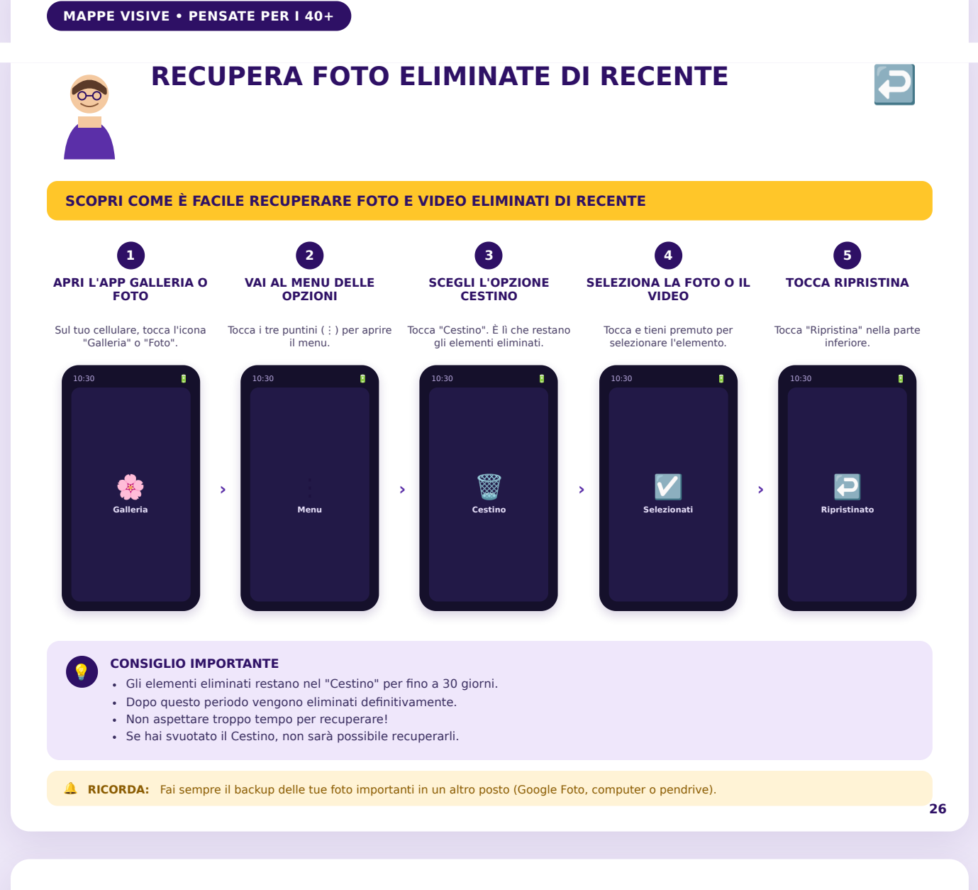 Recuperare foto eliminate
